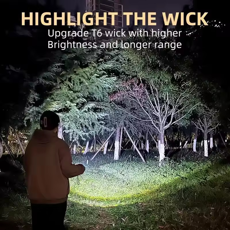 Autodefesa trustfire recarregável lâmpada flash luz de alta potência lanternas dínamo lanterna ultra poderosa led