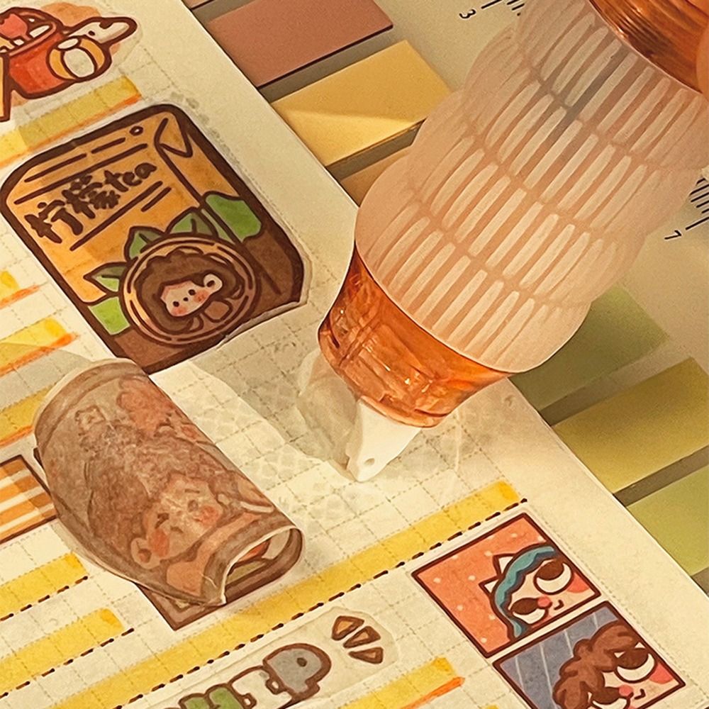 High Viscosity Dot Glue Pen Stationery Pen Shape Double Sided Adhesive DIY Press to move Quick Dry Dot Sticker