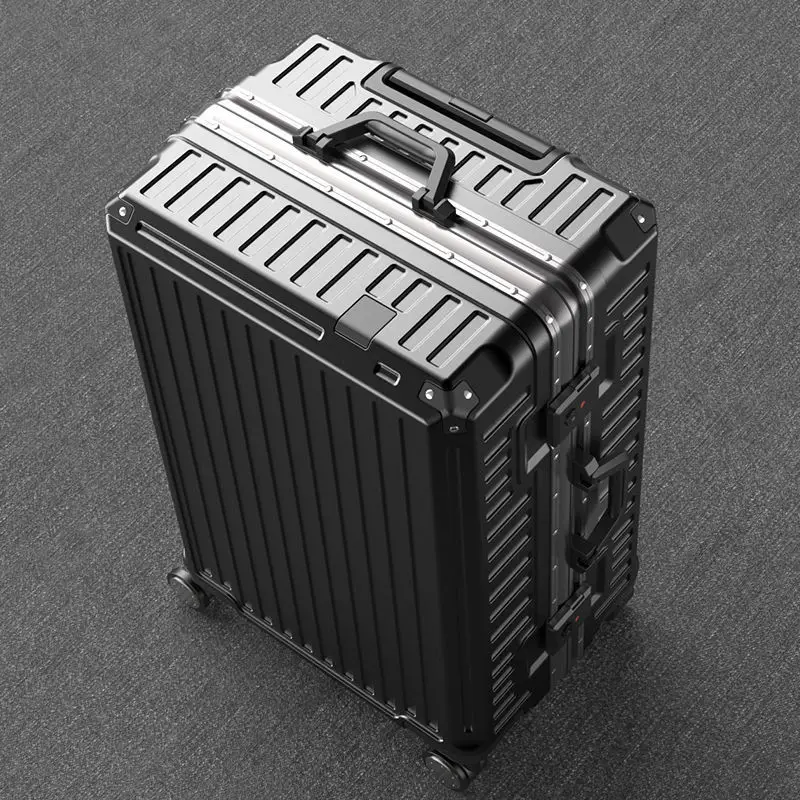 Nuevo equipaje de viaje de alta gama, maleta con ruedas de 24 "para hombre, caja de embarque de 20", maleta rígida, estuche de moda para mujer