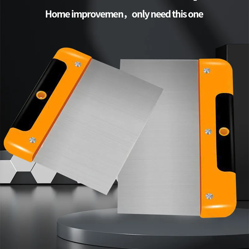 4/6/8/10 นิ้วสแตนเลส Putty Knife สีเครื่องมือ Putty Scraper พลาสเตอร์พลั่วบรรจุไม้พายวอลล์เปเปอร์ Scraper Wall Decor
