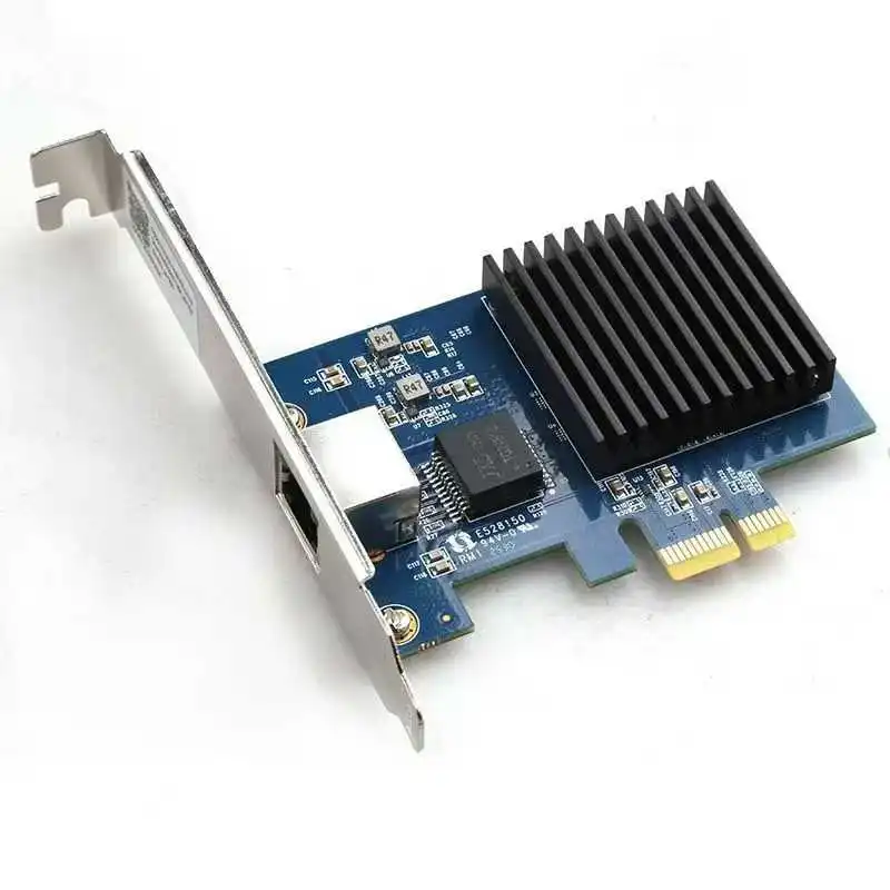 Placa de rede ethernet pcie 10g de 1 porta PCIe4.0-1X 10g rj45 placa lan para realtek8127 (pxe) velocidades de rede multi-gigabit