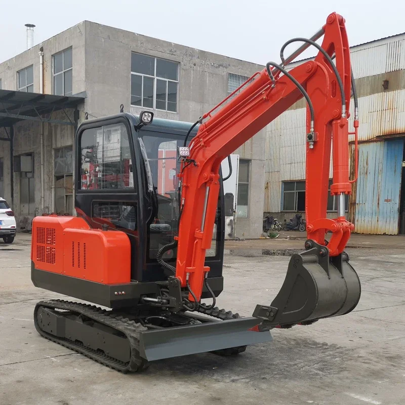 Customization Mini Crawler Hydraulic Excavator Diesel 3.0Ton Excavators Garden Digger Tools Machine Digging Tool Farm Equipment