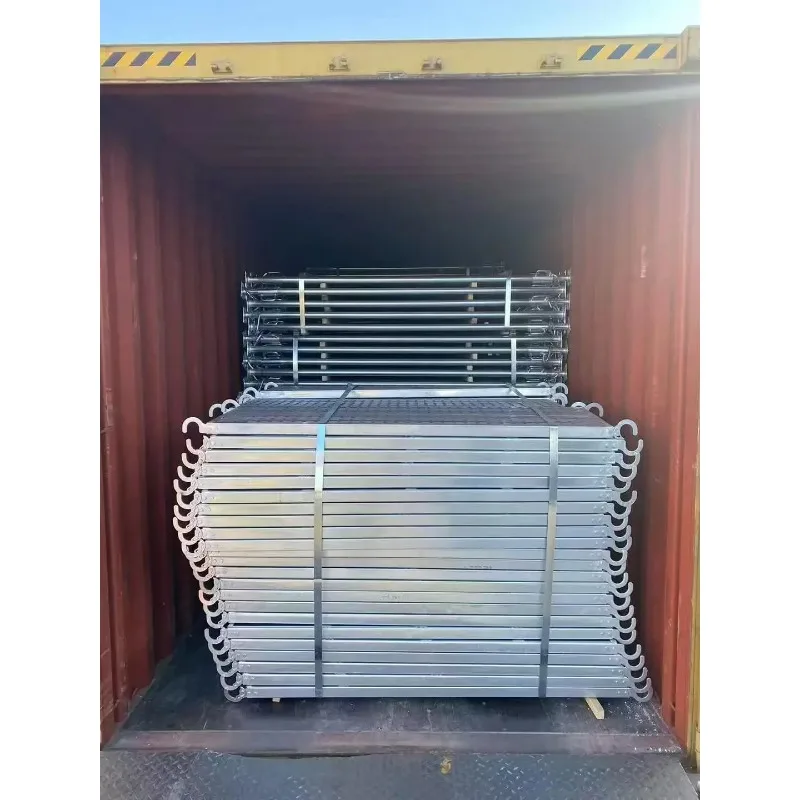 นั่งร้านเหล็กแบบยืดหดได้สำหรับงานก่อสร้าง รุ่น Specialized Production Telescopic Scaffold Safeway Ladder H Frame Scaffolding