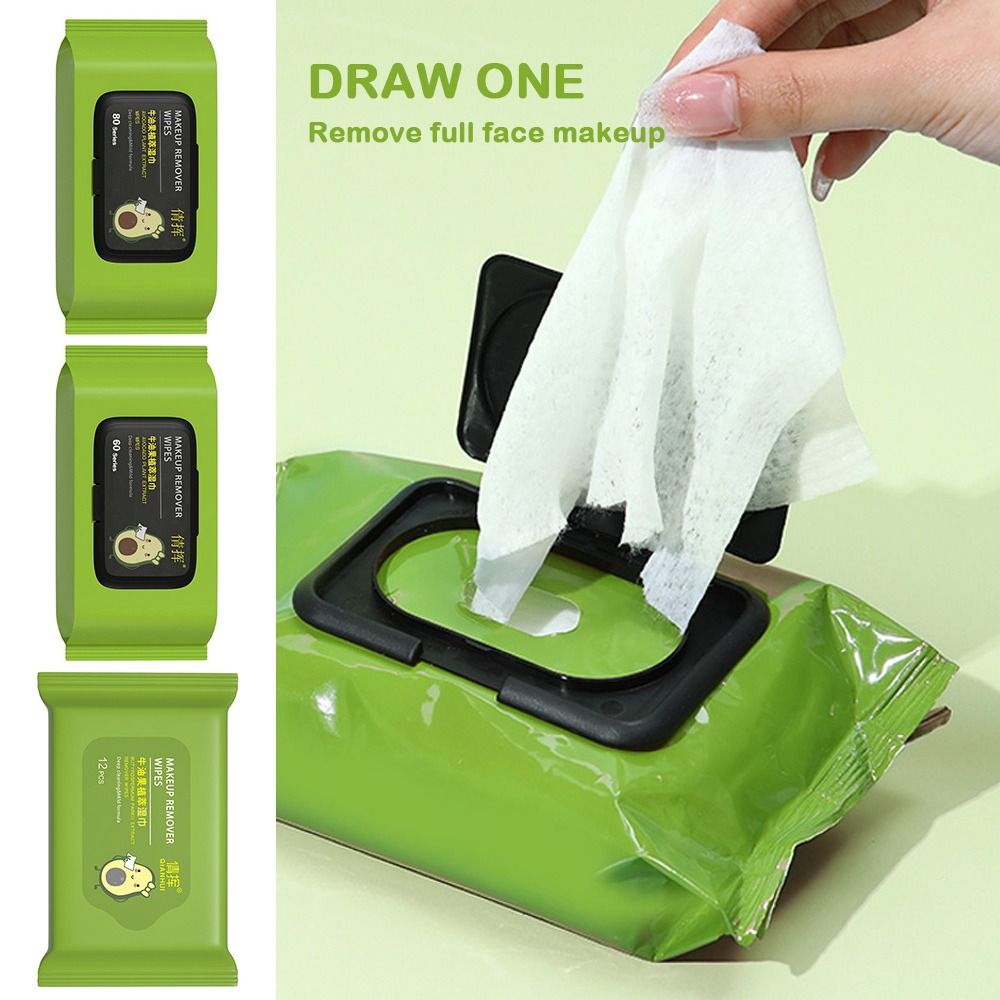 12/60/80 шт. мягкие салфетки для снятия макияжа, хлопковый очиститель для лица, очищающие влажные салфетки для лица, инструмент, аксессуары для макияжа