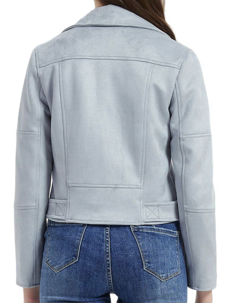 女性用スエードバイカージャケット,カジュアル,ショート,レッド,マット,ストリートウェア,秋冬服,新品,2020