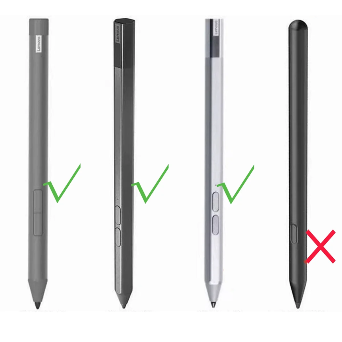 ใหม่ล่าสุด 2 ชิ้นปากกาสไตลัสเคล็ดลับสําหรับ Lenovo Xiaoxin ปากกา Precision ปากกา 2 Tab P11 Pad/Pad Pro/Pad