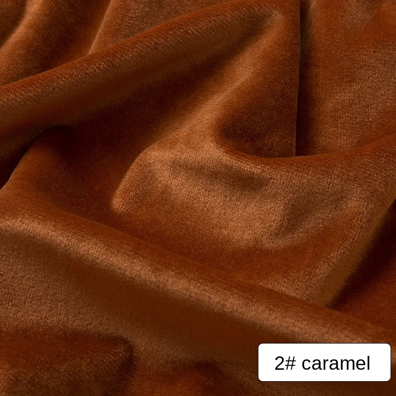 50 * 150 cm Samtstoff per halben Meter Kleidung Sofa Kissenbezüge dekoratives Tuch DIY Nähmaterial Kleid Pullover weich