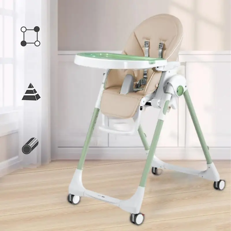 เด็กเก้าอี้สูงเบาะสําหรับ Peg Perego Siesta Zero3 Baoneo Kosmic Jane ฝาครอบที่นั่งหนัง PU พร้อม Padding สบายสําหรับเด็ก