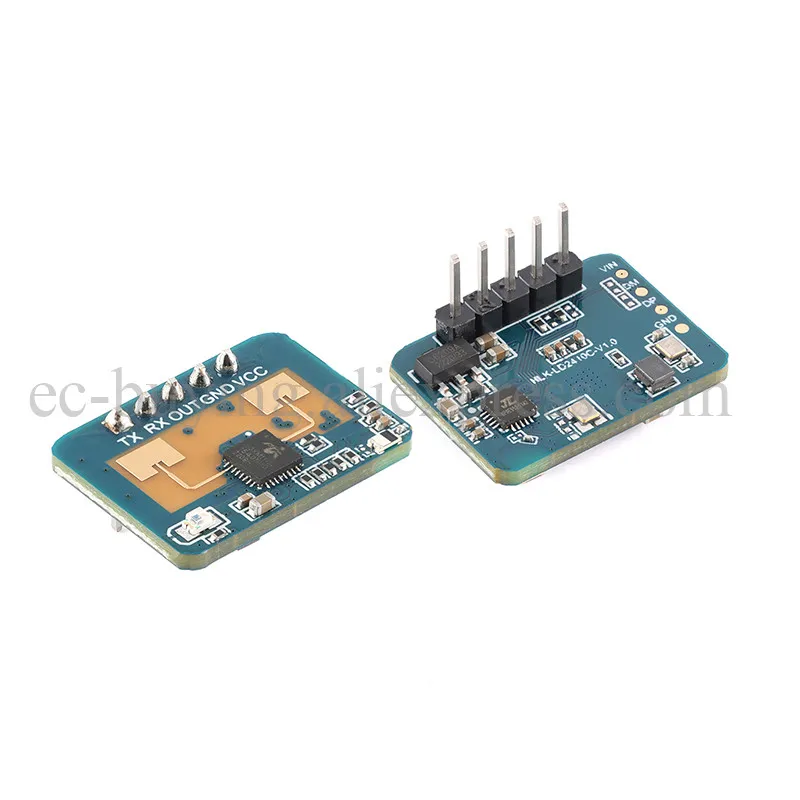 10 шт./1 шт. HLK-LD2410C LD2410C 24G mmWave FMCW миллиметр 5 м волна статус присутствия человека радарный датчик модуль обнаружения движения