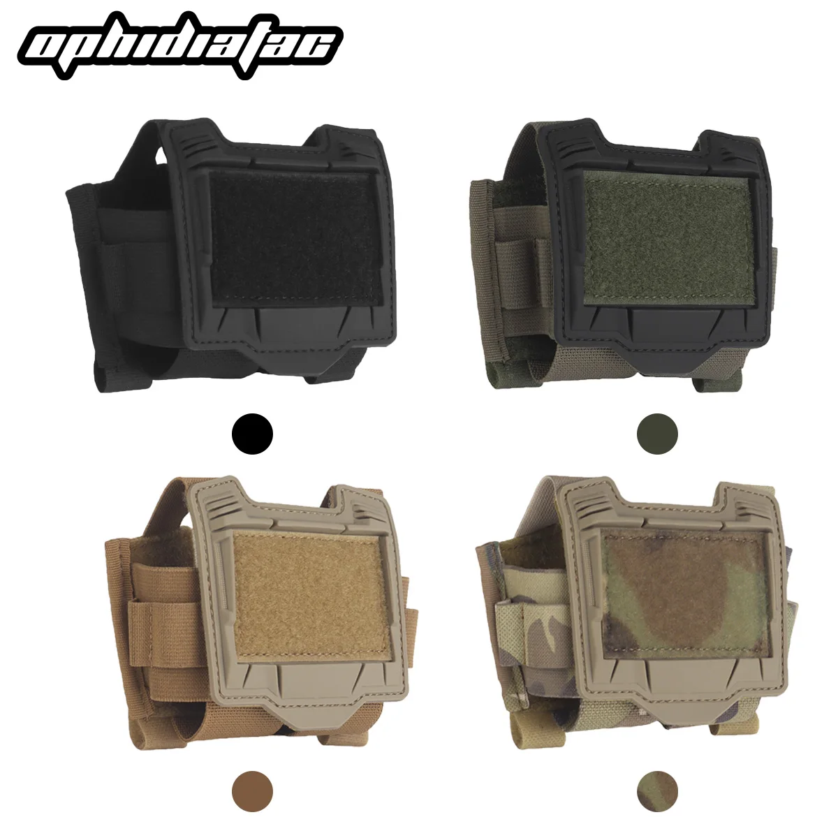 Pacote de bateria para capacete de alto desempenho – Bolsa auxiliar versátil, design de alça elástica para caça e uso ao ar livre
