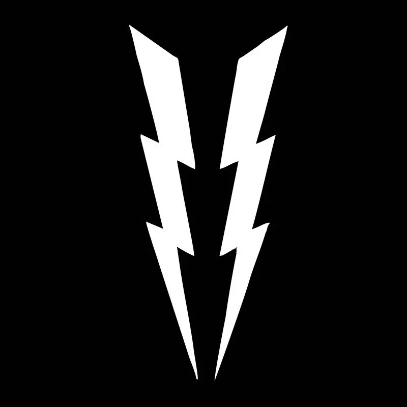 1Pair Lightning Motorcycle Stickers Reflective Self-adhesive Waterproof Car Decal DIY Motorbike Helmet Head Windshield Side Body