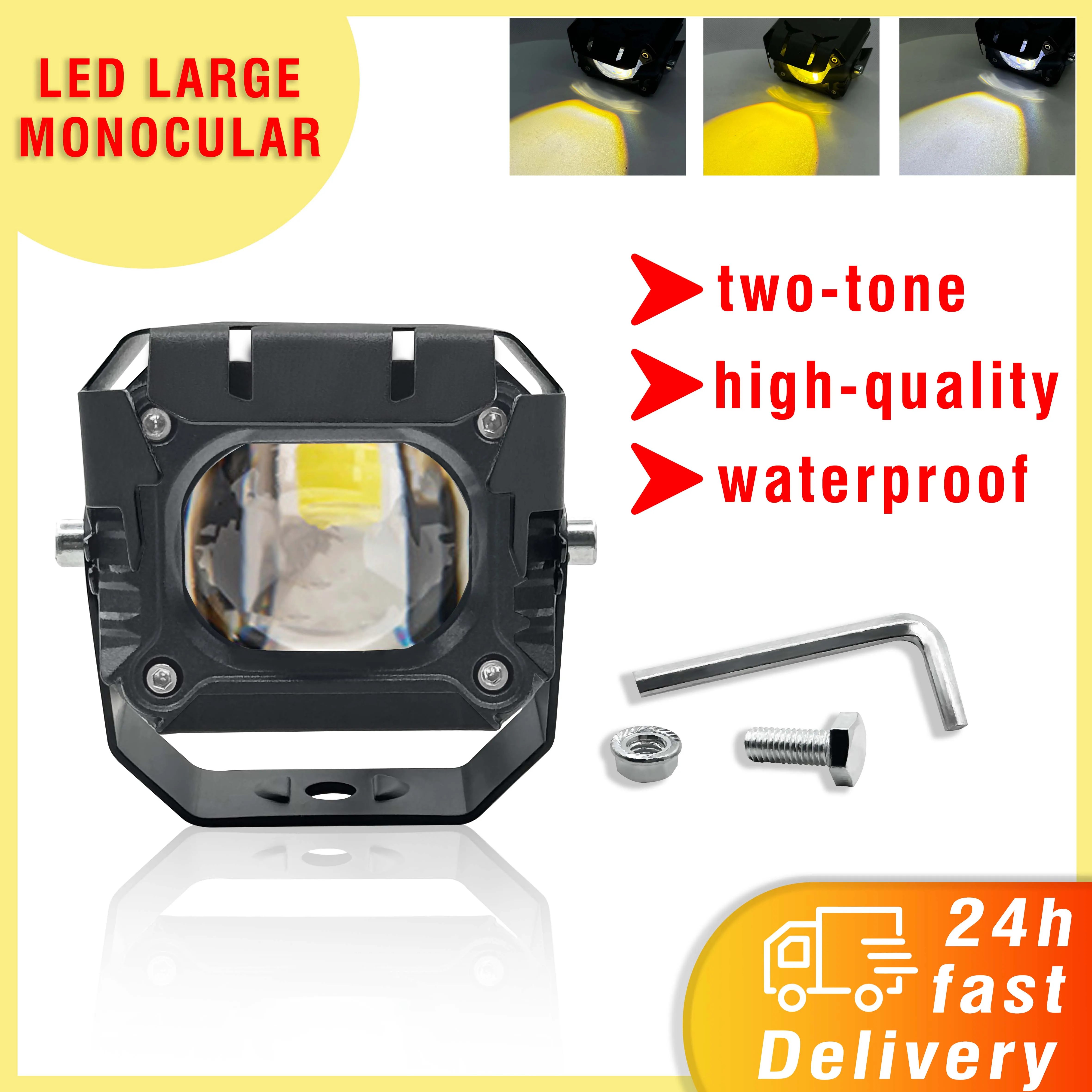 Clearance_mini luce di guida V7 Pro fari a LED bianchi e gialli a fascio alto/anabbagliante Chip LED coreano_Aggiornamenti contutti