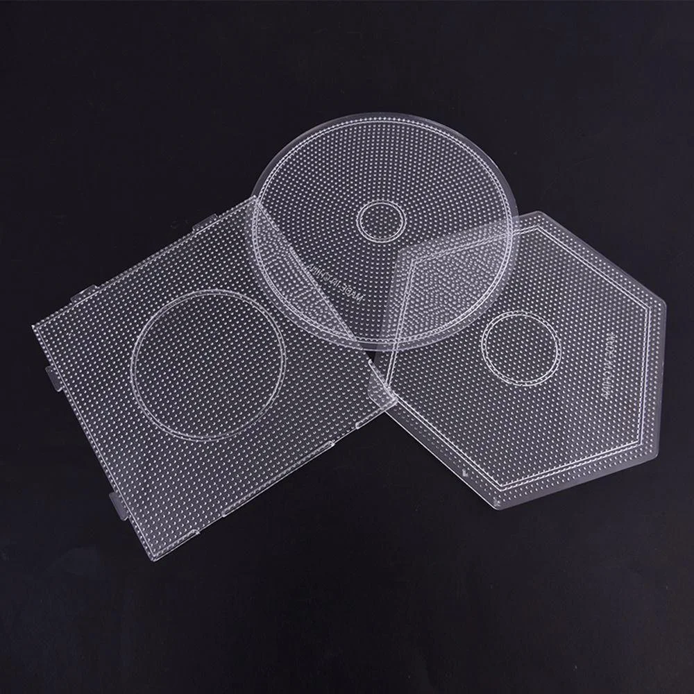 Hama Beads Template 2.6mm Perler Pixel Art Jigsaw Puzzle Beads Tool Figure Material Board Transparent Puzzle Template