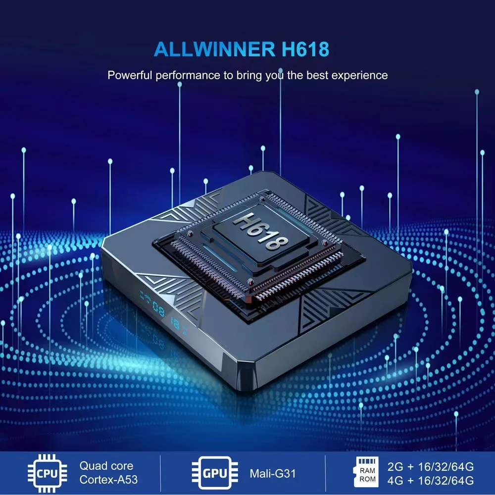 M98 Y10 สมาร์ททีวี Stick ALLWINNER H618 2.4G 5G Android 13 ATV Dual WiFi BT 5.0 HDR10 6K Media Player TV Stick