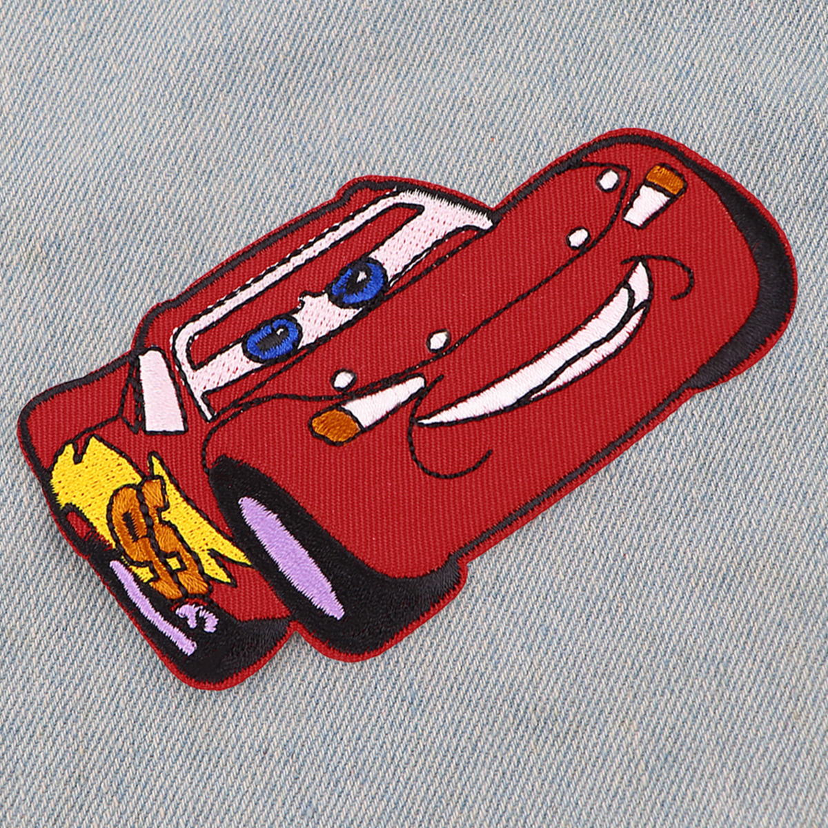 Cool Racing Embroidery Patch Iron On Patches For Clothing Thermoadhesive Patches For Clothes Jackets Sew DIY Stickers