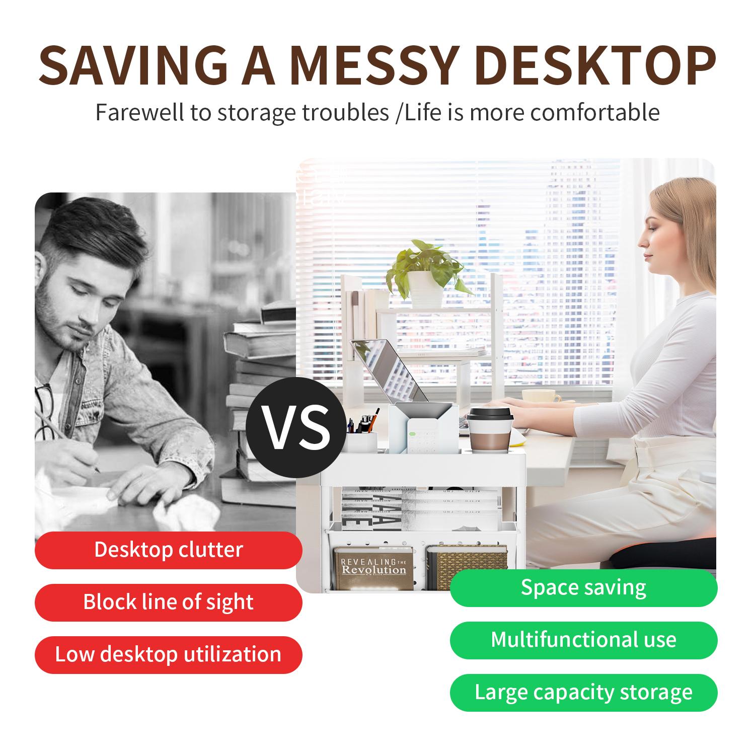 5-Tier Removable Magazine Newspaper Storage Rack, Book Storage Rack With Wheels Tableside Bookshelf For School Classroom Office