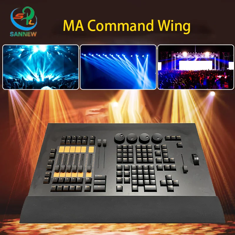 MA2 Command wing Console sterownik oświetlenia scenicznego dmx512 dj lighting console With Flight Case For DJ Disco Moving Head Beam Wash