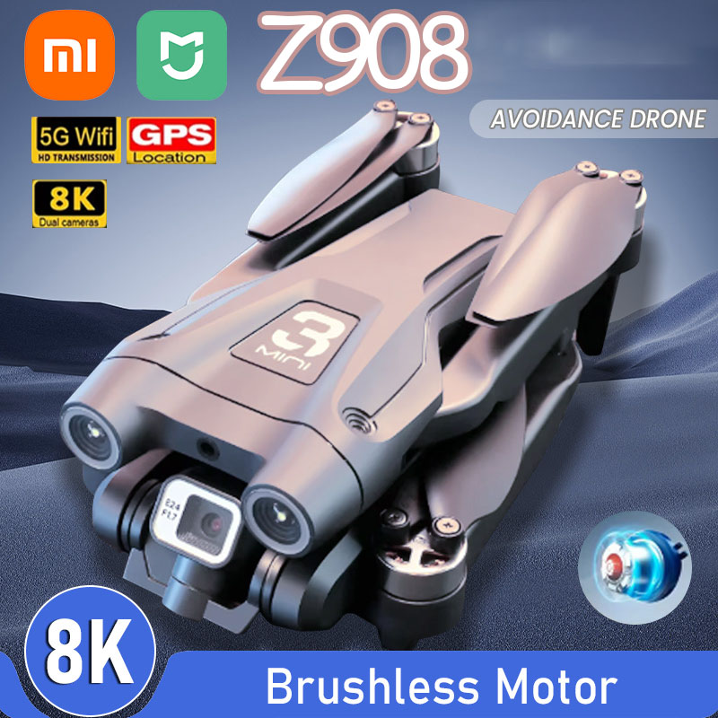 XIAOMI Z908 Drone 8K double HD photographie aérienne FPV moteur sans brosse professionnel 5G GPS évitement d'obstacles Quadrotor UVA RC
