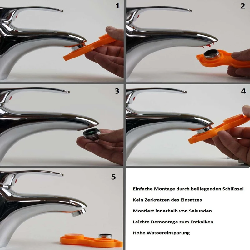 真鍮節水蛇口タップエアレーター交換可能なフィルター混合ノズル 24 ミリメートル糸浴室の蛇口バブラー蛇口交換