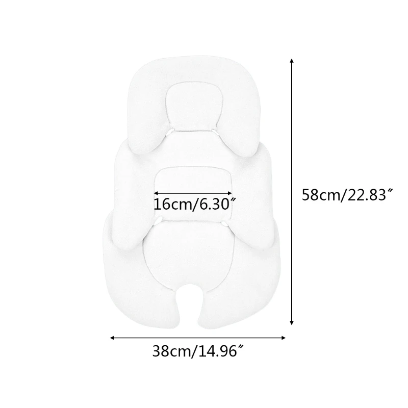 Q81a-ベビーカークッション,幼児用カーシートインサート,ヘッドサポート,枕,通気性のあるサーマルマットレス,首