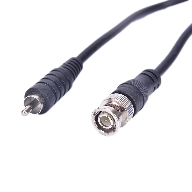 Złącze adaptera kabla koncentrycznego BNC męski na RCA męski do kamery CCTV DVR