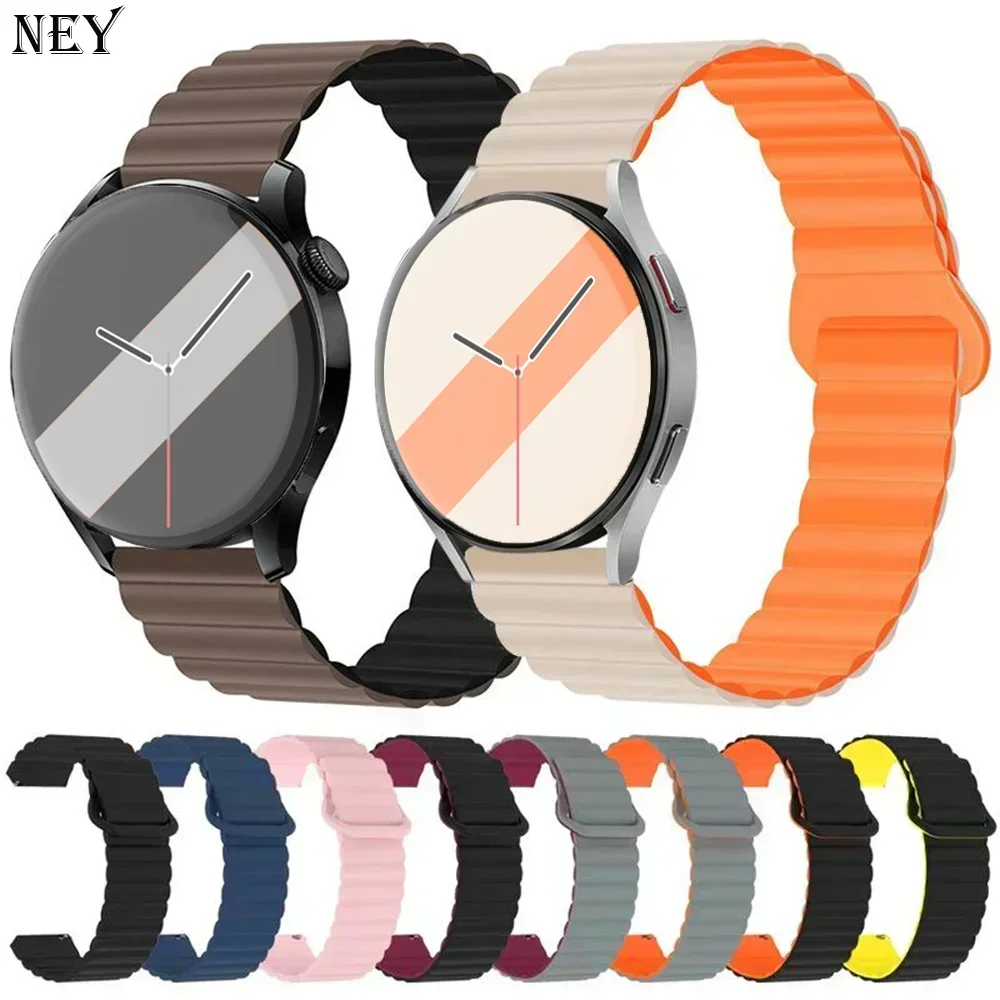 20 mm 22 mm Magnetschlaufenband für Amazfit GTS4/2/3/3pro/GTS2 Mini/GTR 4 42 mm/47 mm/GTR2/2e/Stratos Gürtelarmband Amazfit Bip-Armband