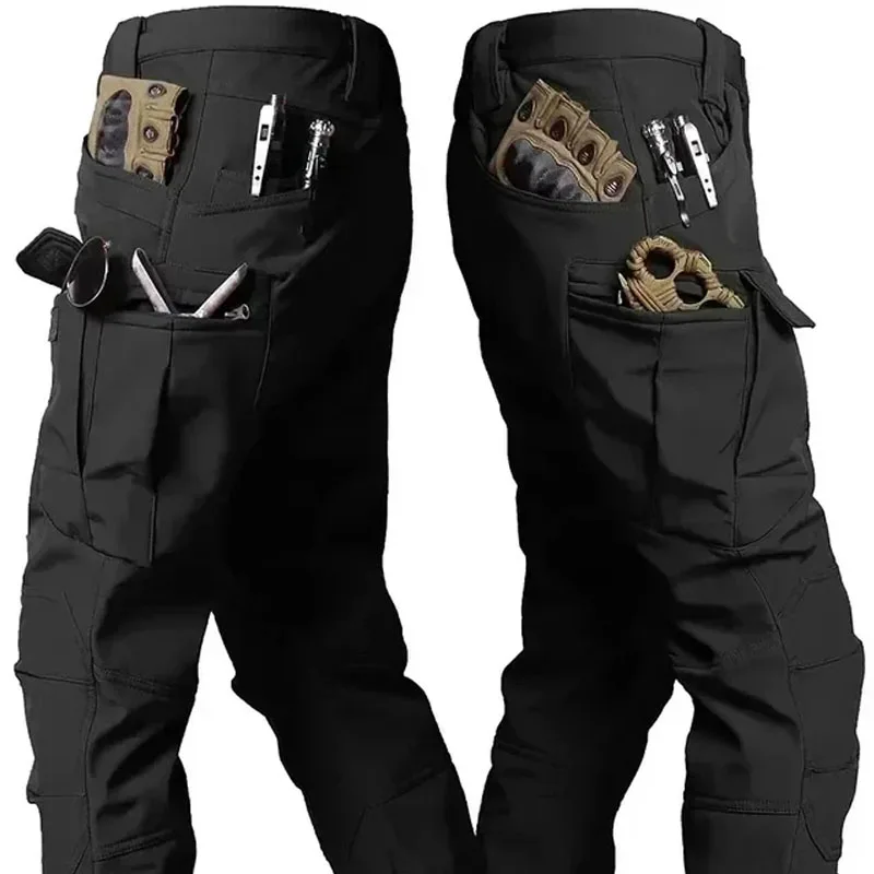 Conjuntos de combate militar táctico para hombre, chaquetas con capucha de concha suave, pantalones Cargo, trajes impermeables a prueba de viento al aire libre, múltiples bolsillos