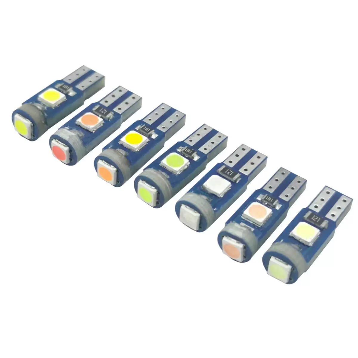 10PCS Super Heldere LED T5 3SMD Auto Motor Dashboard Licht Wedge Instrument Lamp Indicator Signaal Lampen DC12V 3030smd