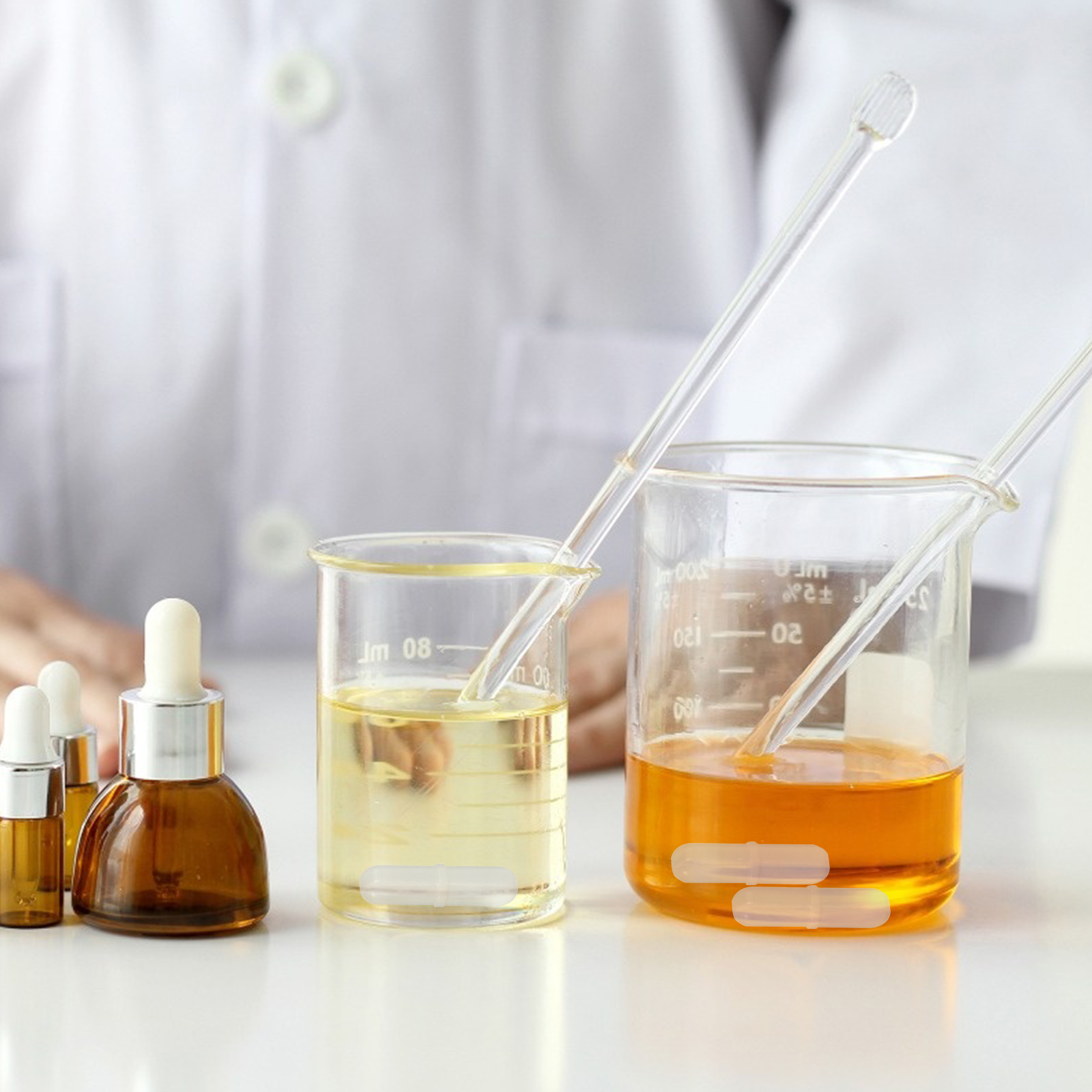 Barra agitadora de bebidas, agitadores de café, Panel de varilla práctico, accesorios magnéticos de laboratorio de PTFE para bebé, 5 uds.