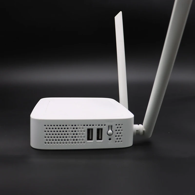 H3-2S GPON ONU 4GE + 2USB banda Dual 2,4G y 5G AC Wifi 5 antena módem de fibra ONT segunda mano envío gratis