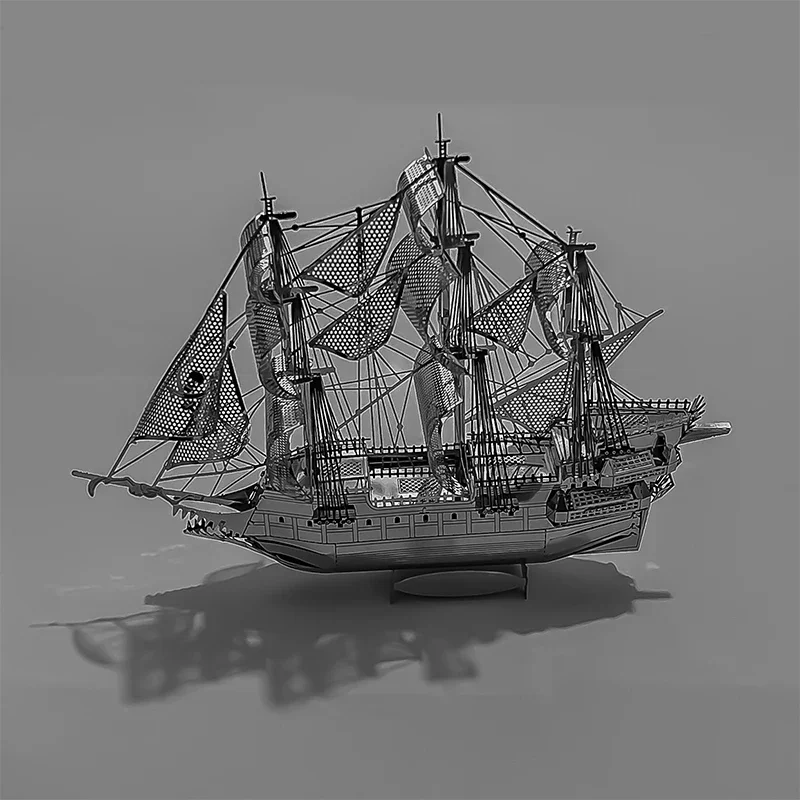Voando holandês 3d kits de modelo de quebra-cabeça de metal diy corte a laser quebra-cabeças brinquedo para crianças