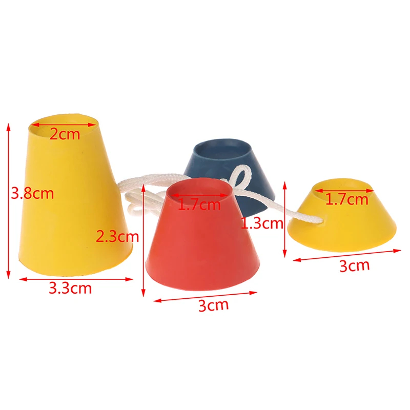 1Set Golf 4-In-1Tees Different Heights Rubber Winter Golf Tees Driver Home Range Ball Training Practice Outdoor Sports Golf Tee