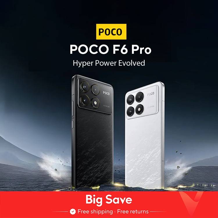POCO F6 Pro 5G Versión Global Smartphone Snapdragon ®   8 Gen 2 6.67'' 120Hz Flujo AMOLED DotDisplay 120W Carga NFC