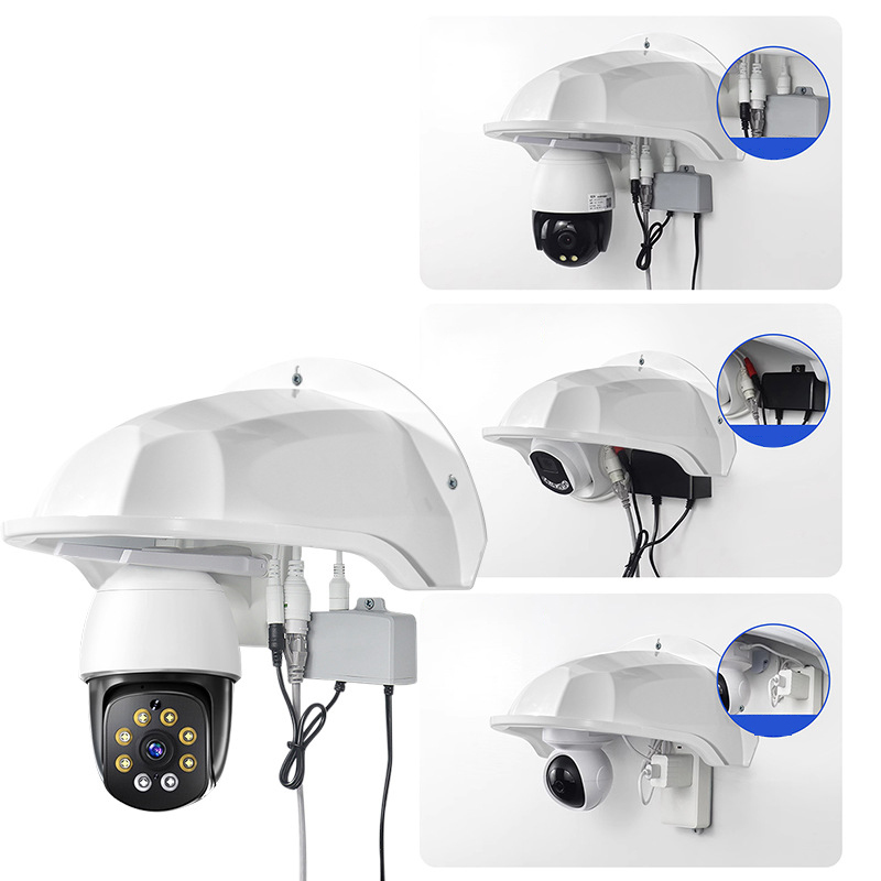 Cubierta protectora resistente a la intemperie para cámaras CCTV Dome/Turret - Carcasa impermeable para cámaras de seguridad al aire libre