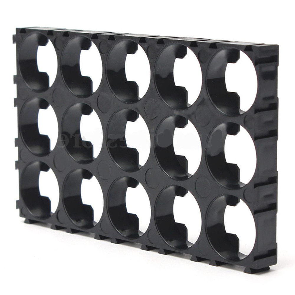 3X5 18650แบตเตอรี่ช่อง Radiant Shell ความร้อนพลาสติก Bracket