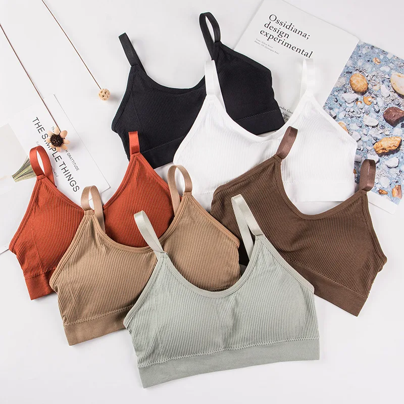 Reggiseno da donna senza cuciture Reggiseno a coppa piena Bralette traspirante Senza fili Comfort Reggiseno per il sonno Running Fitness Top Sport di alta qualità