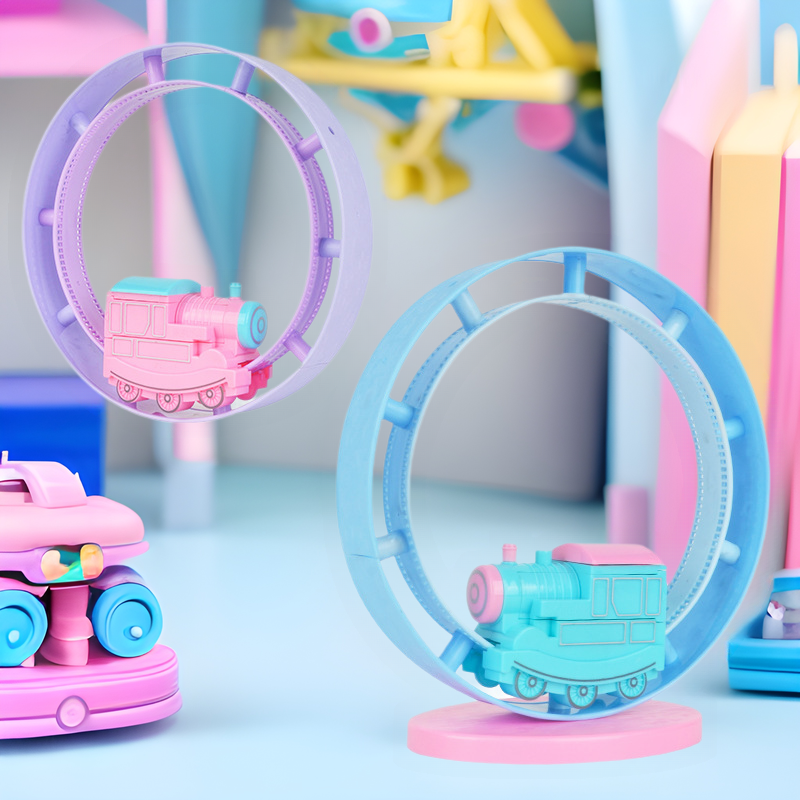 創造的な時計仕掛けのおもちゃ,ロールスタント,魔法のタンブリングトラック,電車の回転,フライホイールスチームシップ,子供向けのロリポップ,誕生日プレゼント
