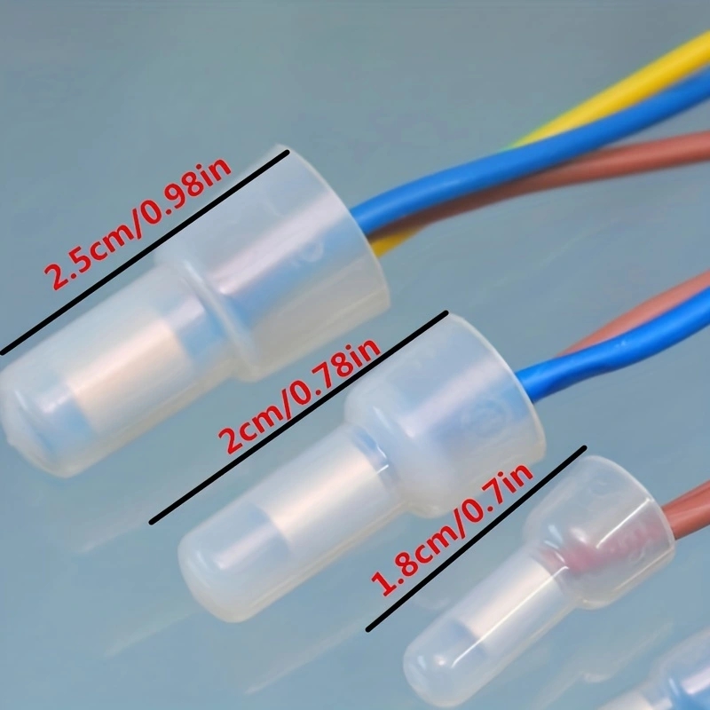 120 Stuks Gesloten Einde Crimp Cap 22-16 16-14 12-10 AWG Gauge Draad Connector Terminal