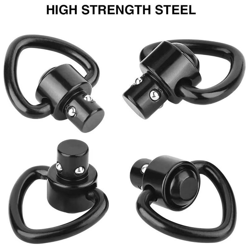 สายรัดปืนสลิงหัวเข็มขัดหมุนแหวนรูปหัวใจ QUICK RELEASE ลูกเหล็ก Qd AK ปรับปืนอัดลมปืนไรเฟิล