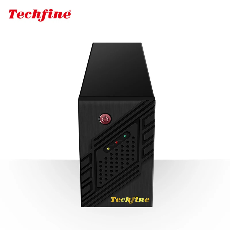 Techfine UPS 650VA Uninterruptible Power Supply 12VDC 220VAC 360W Backup Offline UPS for Computer