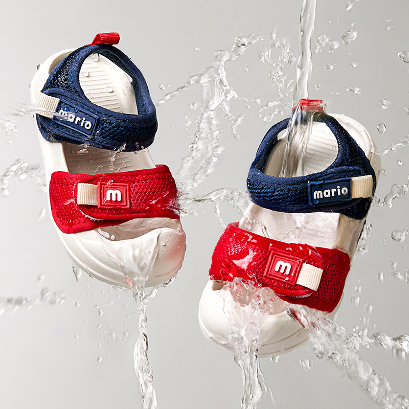 Детские сандалии Веселый Марио. Спортивные сандалии для мальчиков и девочек для детей.