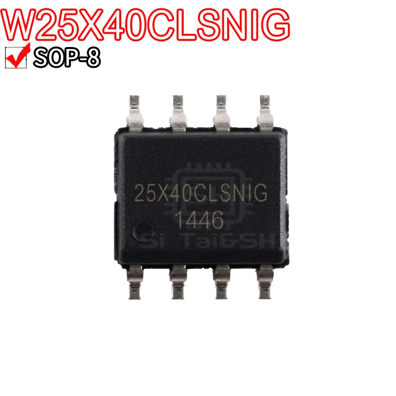 Si Tai&SH 10PCS W25X40CLSNIG Siebdruck 25X40CLNIG Flash-Speicher 104MHZ Datensystem