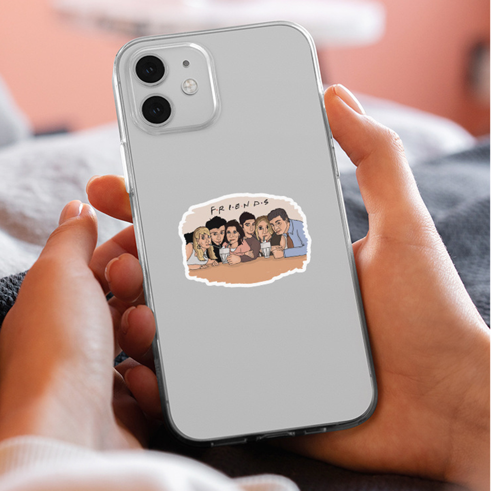 10/30/50 個クラシックテレビ番組友人ステッカー車オートバイ旅行荷物ギター冷蔵庫ノートパソコン DIY 面白い落書きステッカーギフト