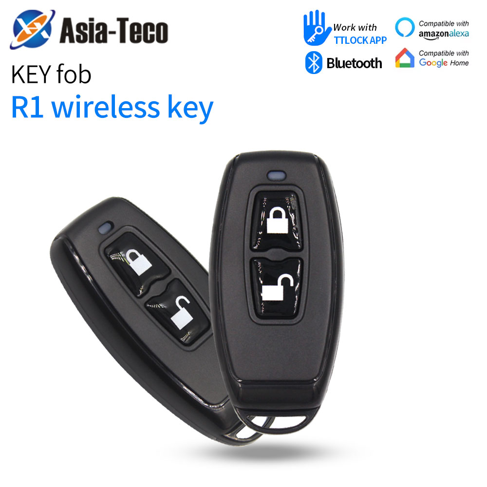 TTlock Control remoto llave Fob R1 2,4 GHz inalámbrico para cerradura inteligente acceso a puerta Universal a TTLock TTHotel App control remoto