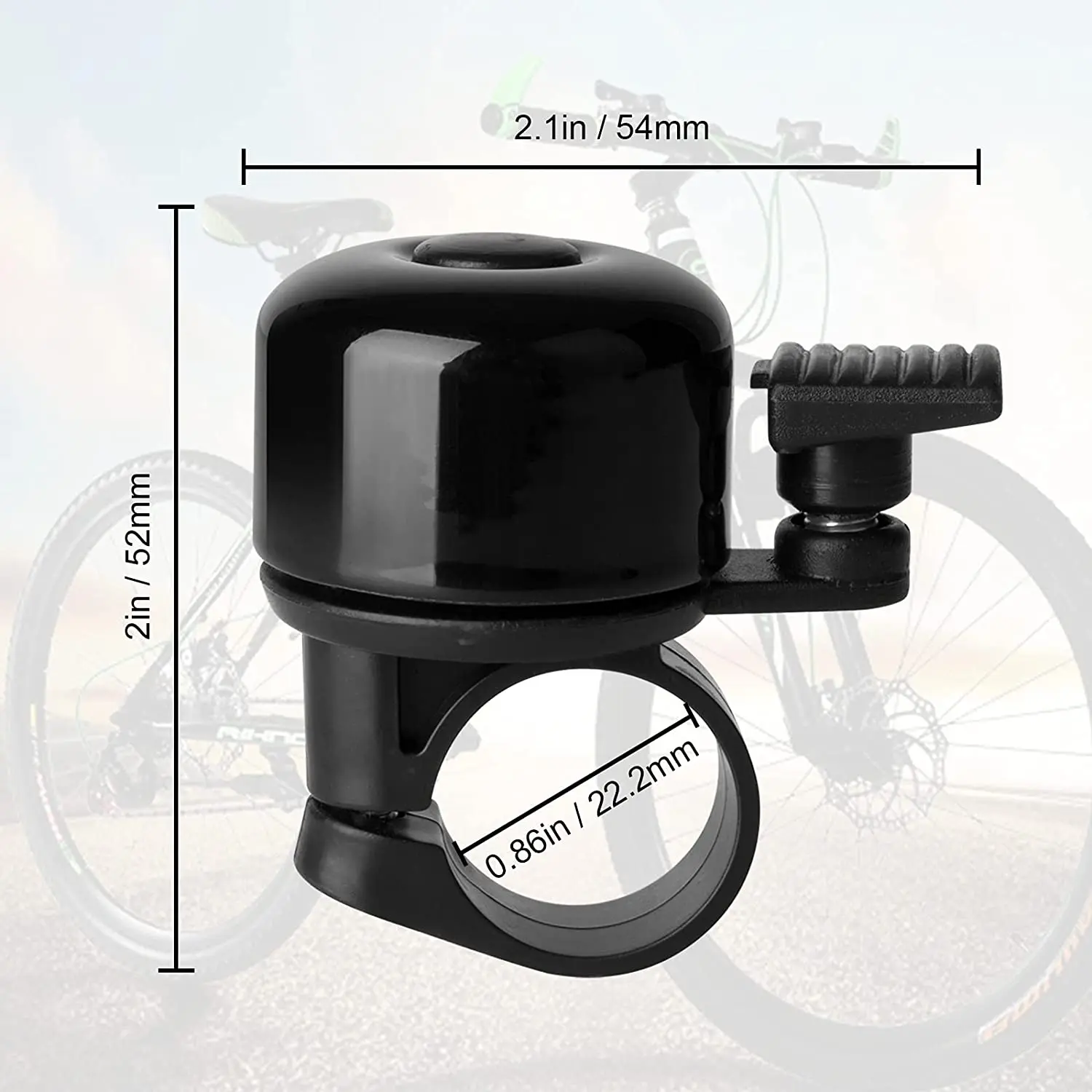 Fahrrad klingel legierung Mountain Road Bike Horn Sound Alarm für Sicherheit Fahrrad lenker Fahrrad Anruf Zubehör