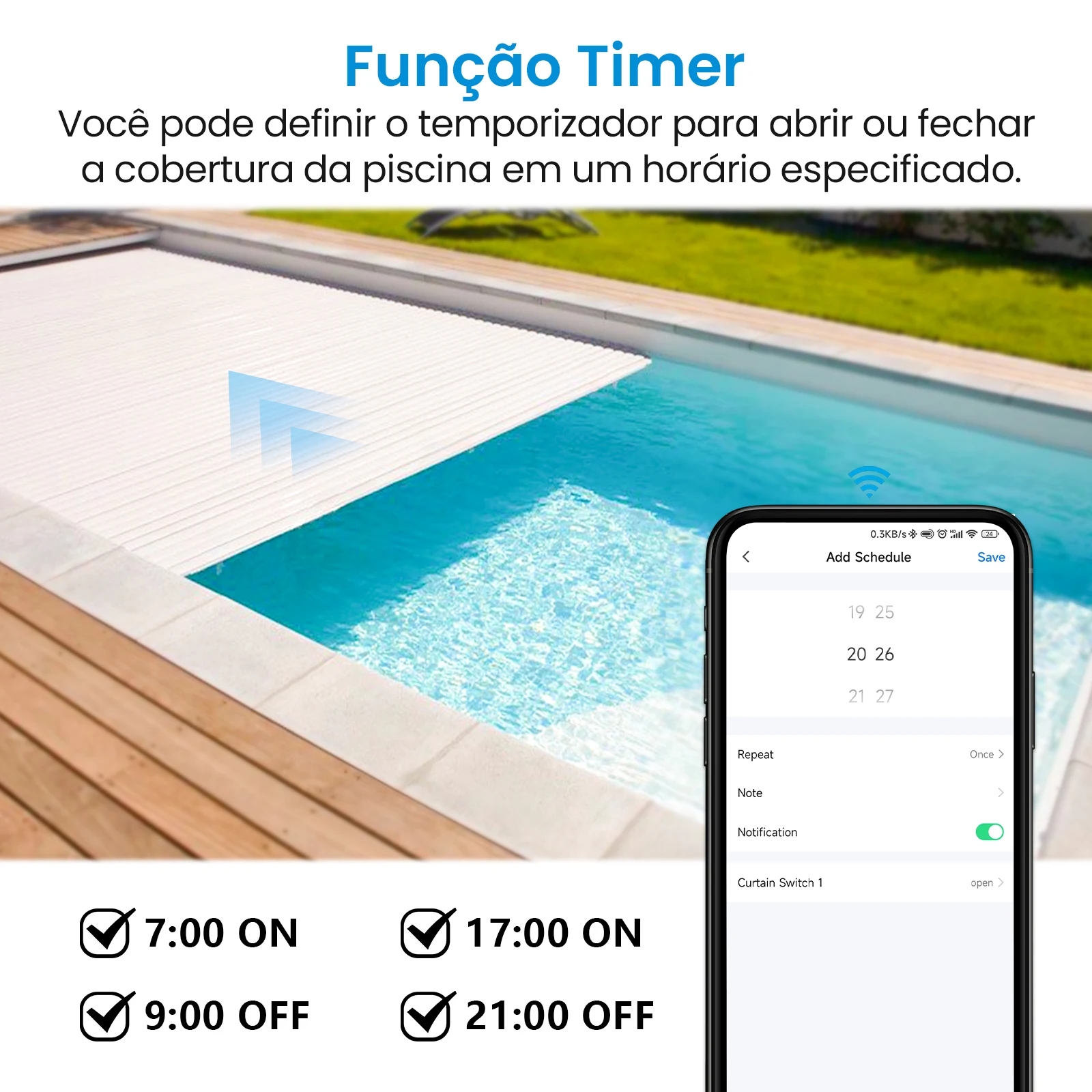 Loratap tuya smart life dc 12-24v módulo de interruptor para cobertura de piscina de obturador de rolo motor elétrico controle de voz por google home alexa