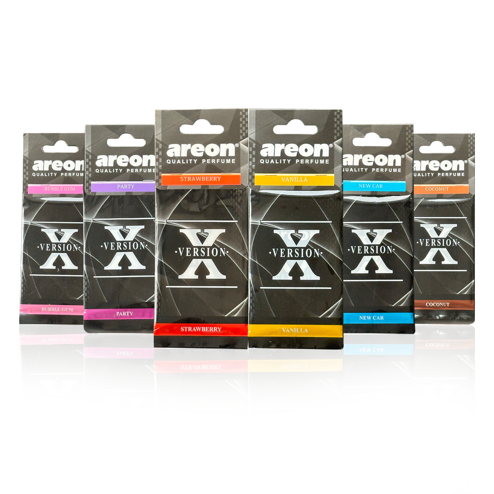 Nuestros ambientadores para automóviles [Shape X] de alta calidad, que se pueden utilizar como decoraciones para espejos retrovisores de automóviles, están disponibles en juegos.