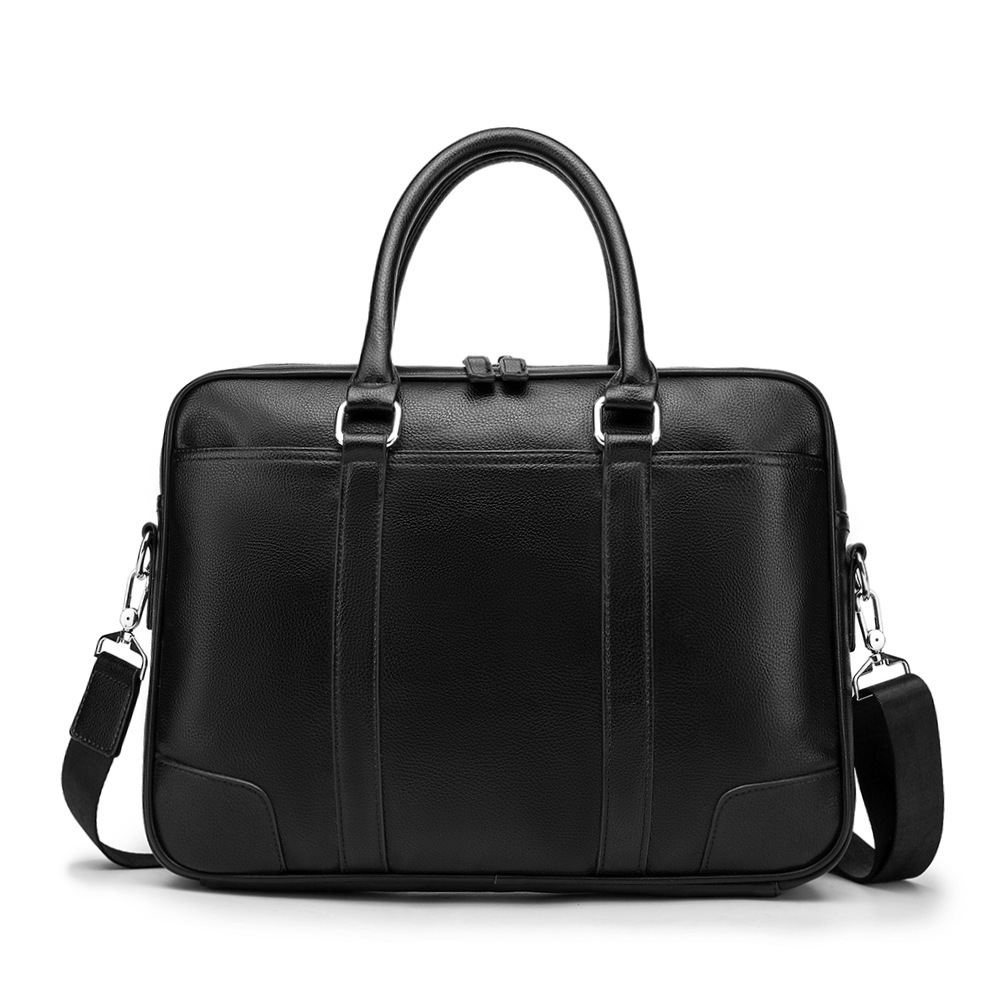 Pasta de couro genuíno de alta qualidade dos homens bolsas de couro real masculino negócios escritório a4 bolsa para portátil viagem tote