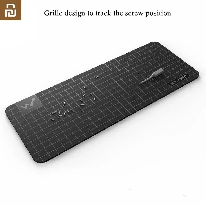 Wowstick wowpad ไขควงแม่เหล็กสกรูตำแหน่งพรมเช็ดเท้าหน่วยความจำสำหรับชุด1FS ไฟฟ้า1P + 1F + บวกสติกเกอร์แม่เหล็ก
