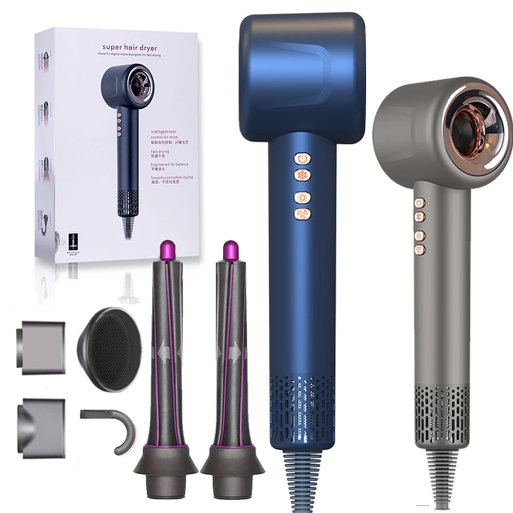 Negativo Ion Elétrica Secadores de Cabelo, Super Cabelo Secador, Pessoal Hair Care Styling Tool, Anion Constante, Sem Folhas, 220V